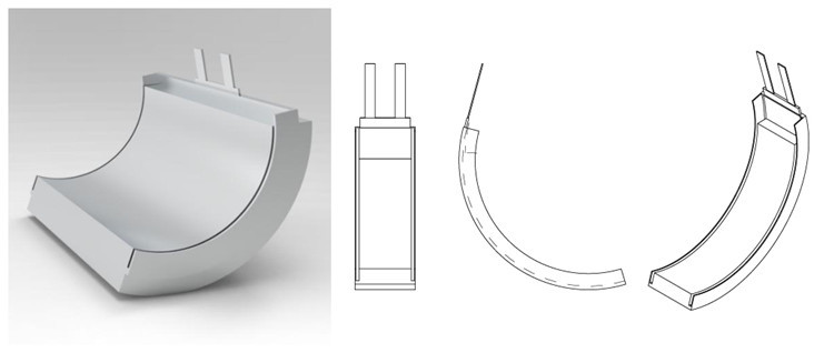 弧形異形電池 弧形異形電池